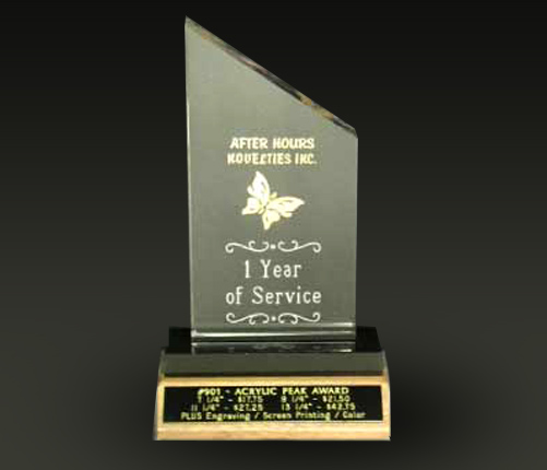 unique wholesales acrylic sheet trophy