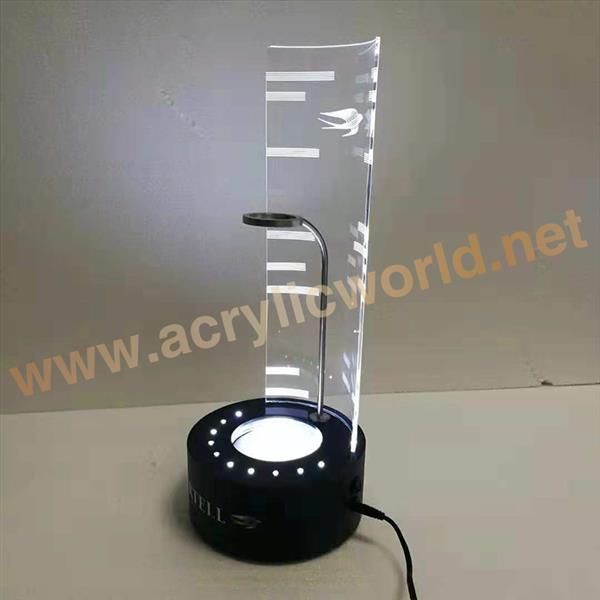 hot sales led wine display wine bottle showcase