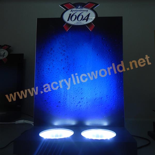 acrylic table display for wine 1664