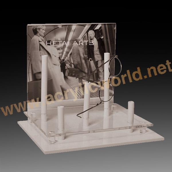 acrylic glasses display rack