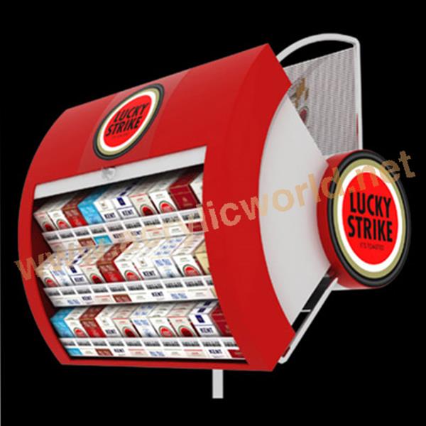 wall mounted acrylic cigarette display