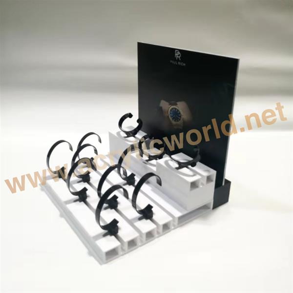 window showcase acrylic watch display stand