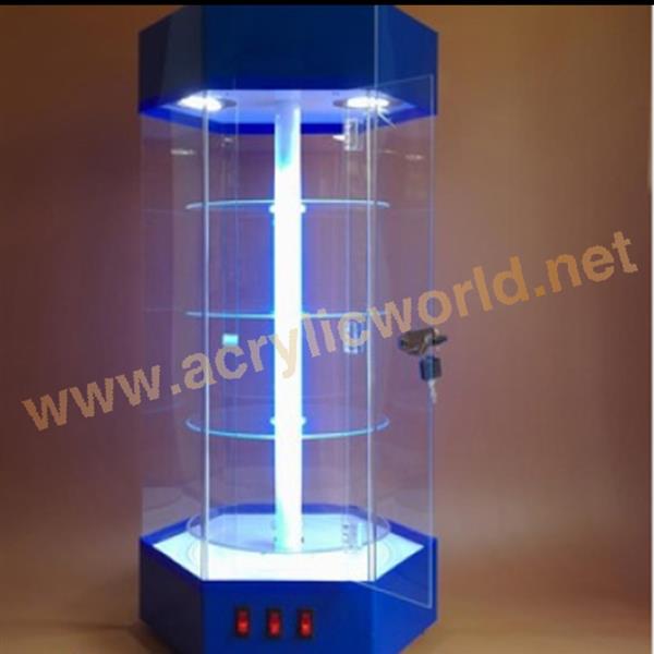 acrylic cigarette showcase led cigarette stand