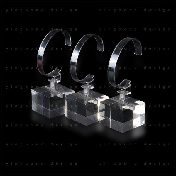 clear acrylic pocket watch display case