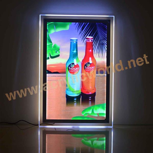customlogo engraved led acrylic sign holders