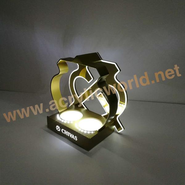 custom acrylic wine bottles display shelf rack