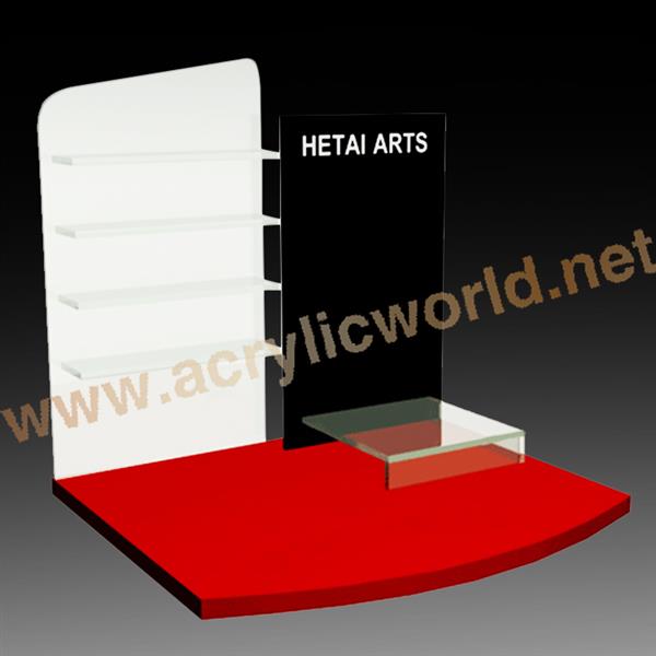 acrylic table glasses display rack