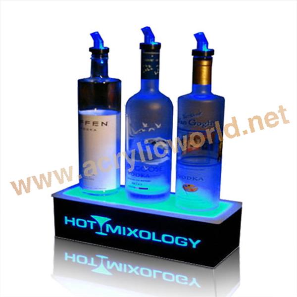 wine acrylic display racks for 6 bottles