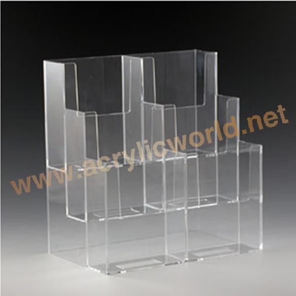 6 pocket acrylic brochure holders