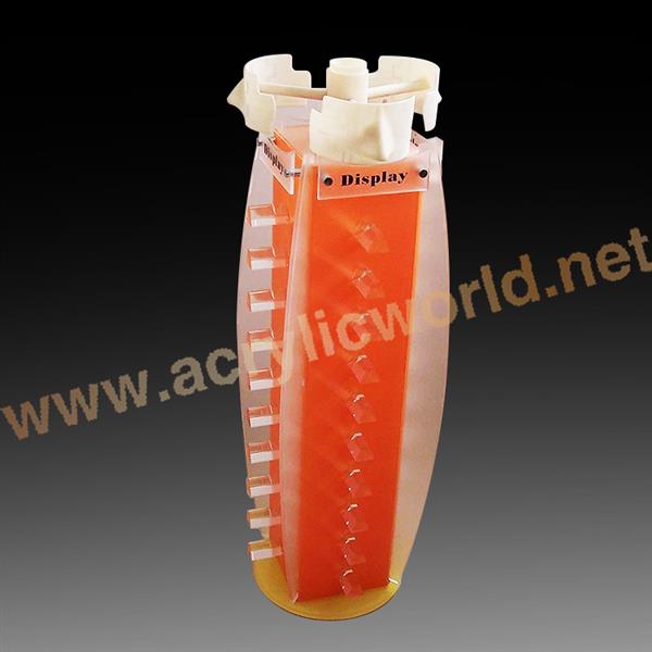 countertop rotating glasses display showcase