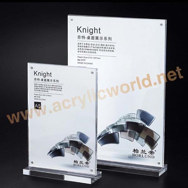logo printing acrylic menu holders suppliers