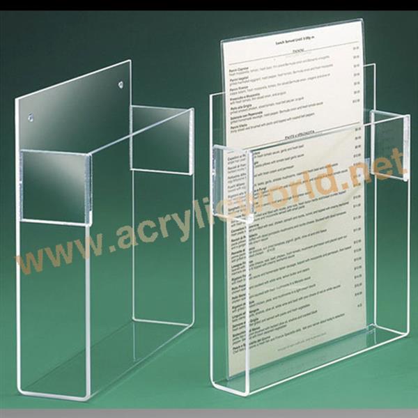 A4 acrylic hanging brochure holder