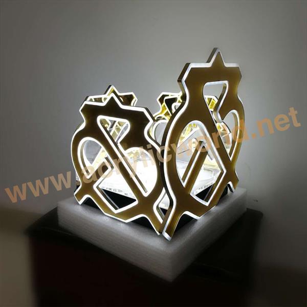 desktop led acrylic liquor wine display stand