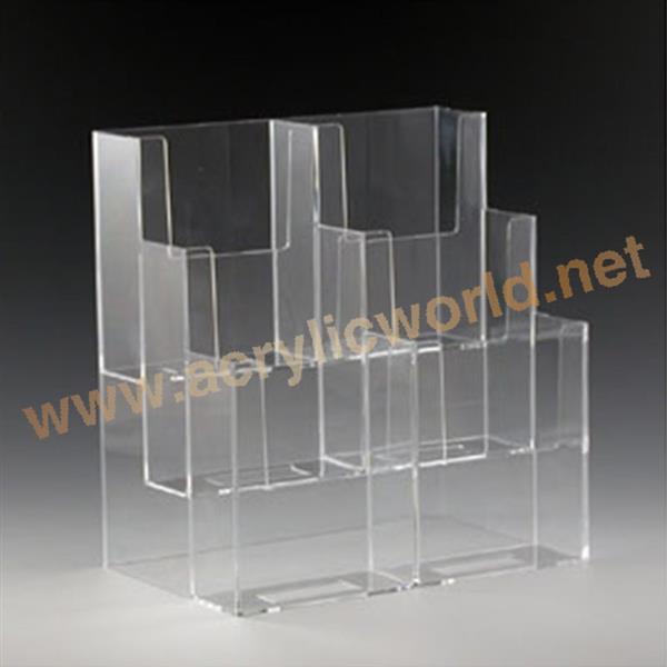 12 pockets acrylic brochure holders manufacturer