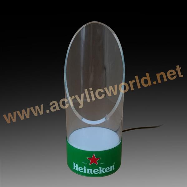 led wine display promotional acrylic wine rack