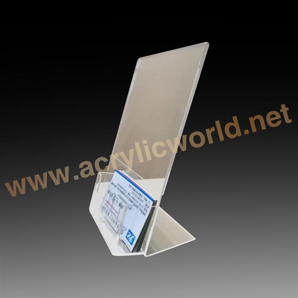 table acrylic brochure display stand