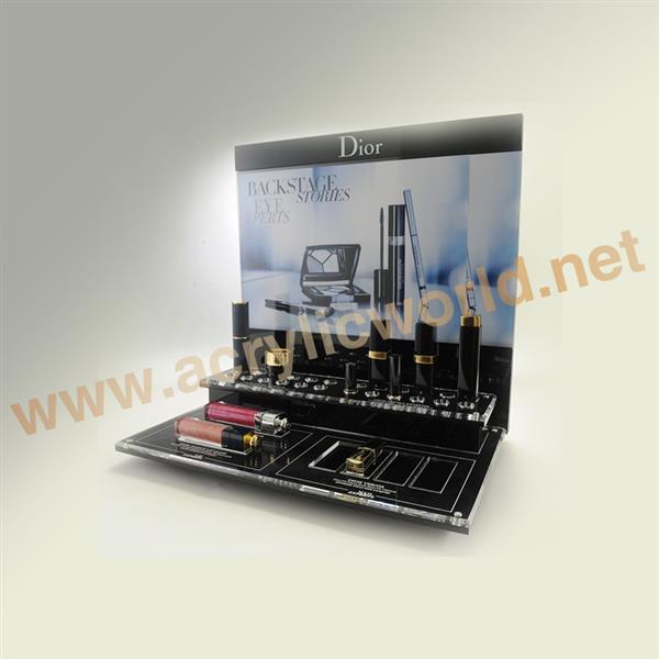 custom acrylic perfume bottle display stand with uv printing