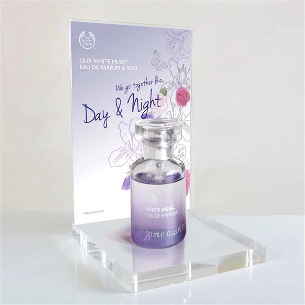 makeup counter display cosmetic display tray