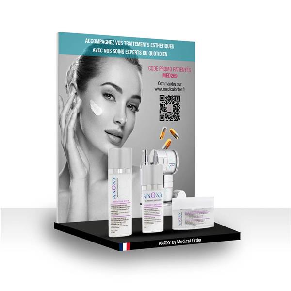 acrylic makeup display cases with uv printing