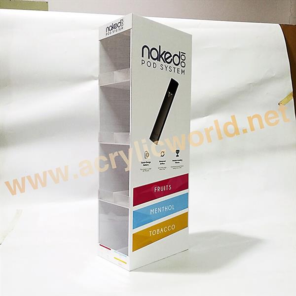 lockable 5 shelf acrylic display case