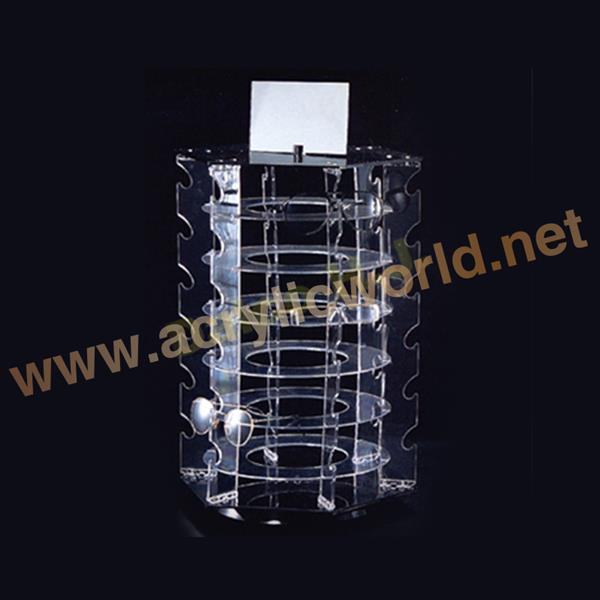 360 rotating acrylic eyewear display cabinets