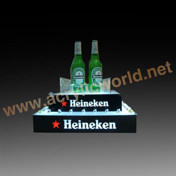 brand wine 360 rotating acrylic wine bottle display